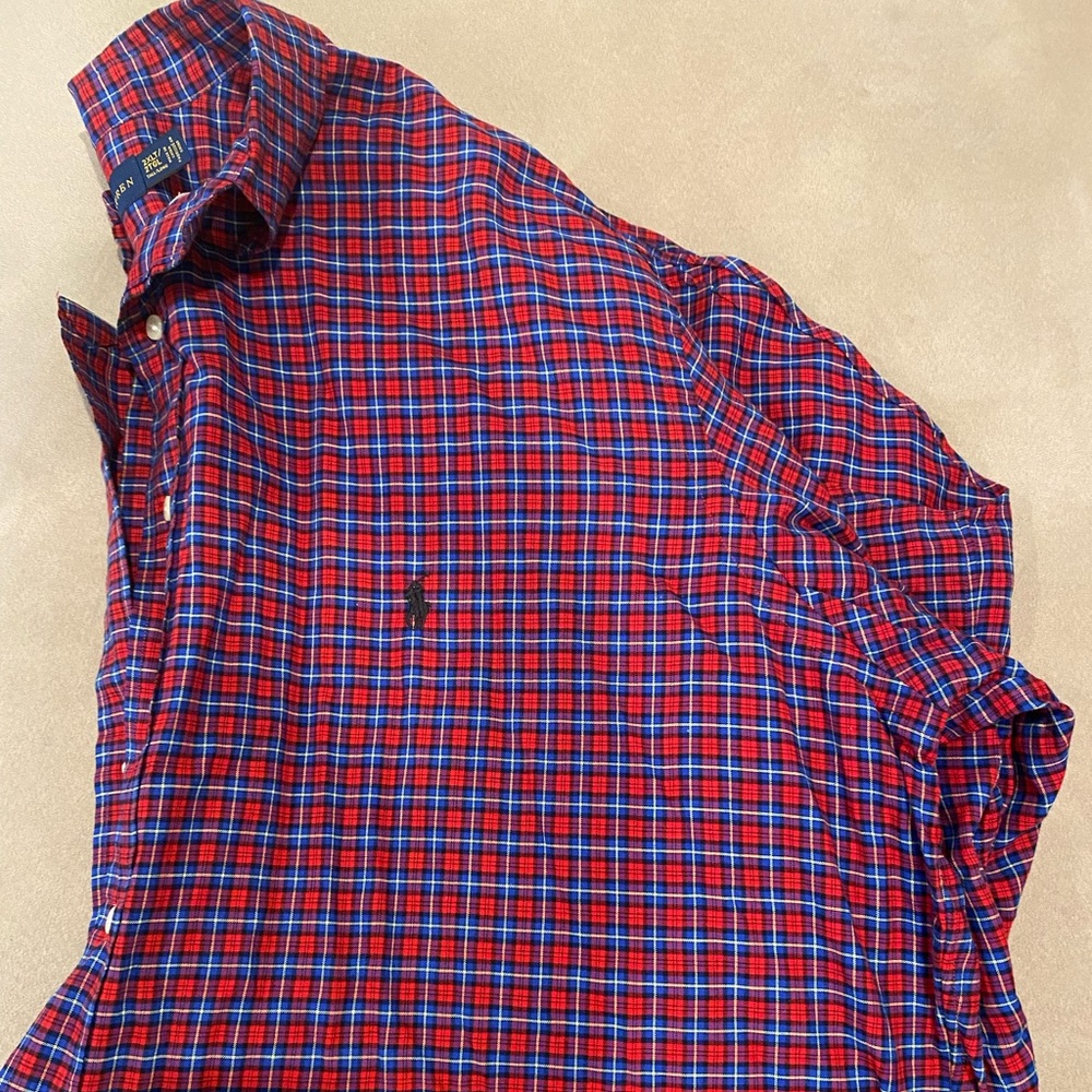 Men’s 2x tall Ralph Lauren button down. Like new